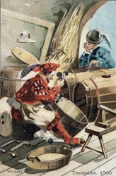 O ofício de tanoeiro em 1500.