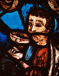 A descoberta do vinho (vitral)