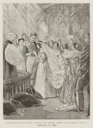O casamento da Rainha Vitória e do Príncipe Alberto