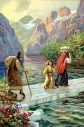 O milagre da ponte de gelo na vida de Zarathustra