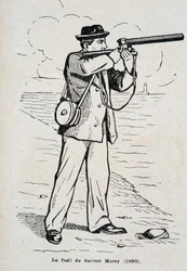 A espingarda do Dr. Etienne Jules (Etienne-Jules) Marey (1890)