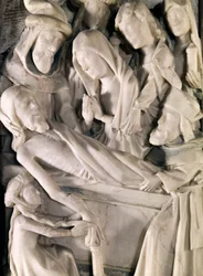 Túmulo de Cristo, detalhes do retábulo de Saint-Riquier