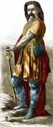 Vercingetorix (ca. 72-46 a.C.), chefe gaulês.