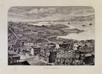 Vista de São Francisco no século XIX