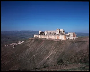 Vista do Cracóvia dos Cavaleiros, Castelo dos Cruzados, c.1100 (Fotografia)