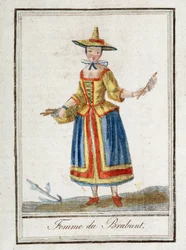 Mulher de Brabant (Bélgica).