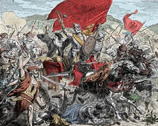 Ziska em Batalha - Cruzada contra os Hussitas (1420-1434): Jan Ziska (1370-1424) na Batalha contra os Hussitas -
