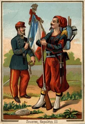O traje de Zouave na época de Napoleão III