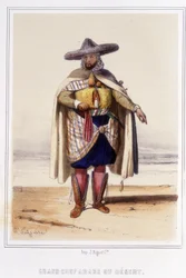 grande chef árabe do deserto durante a segunda metade do século XIX.
