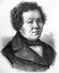 Retrato de Adolphe Crémieux (1796-1880), político francês.