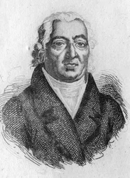 retrato do Barão Pierre-François Percy (1754-1825), cirurgião francês.