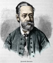 retrato de Bedrich Smetana (1824-1884), compositor e pianista checo.
