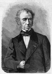 retrato de Jean Pons Guillaume Viennet (1777-1868), político e escritor francês.