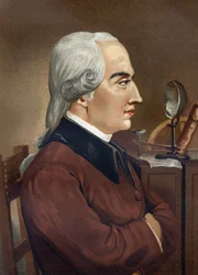retrato de Joseph Black. Físico e químico escocês (Bordeaux
