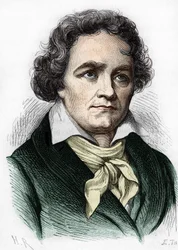 retrato de Ludwig van Beethoven. Compositor alemão (1770 a 1827).