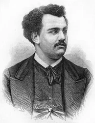 retrato de Victor Noir (1848-1870), jornalista francês.