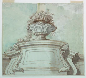 Desenho, Painel central para um teto, 1750-1800