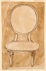 Desenho, Cadeira, 1780-90