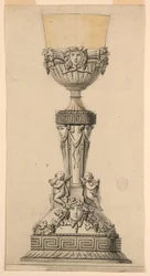 Desenho, Desenho para um cálice, 1800-1830