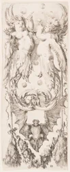 Gravura, Ornamentos ou Grotescos (Ornamento Grotesco), ca. 1653