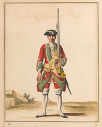 36º Regimento de Pé, 1742 por volta