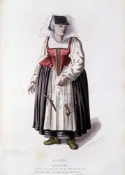 Alizon Fleurie em "Alizon" (de JC Discret), em "Le theatre francais au 16 eme et 17 eme ecle anterieures a Moliere" de Edouard Fournier