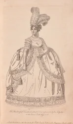 Anne Townshend, Marchioness Townshend em vestido de tribunal completo