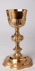 Cálice. Origem Mont Saint-Aubert. Ourivesaria. Atelier de Lille, França. 1636