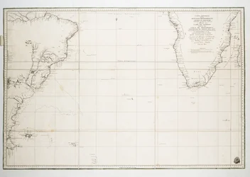 Carta do Oceano Atlântico a sul do Equador