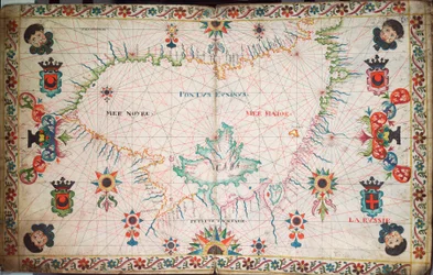 Carta do mar Negro, c.1600