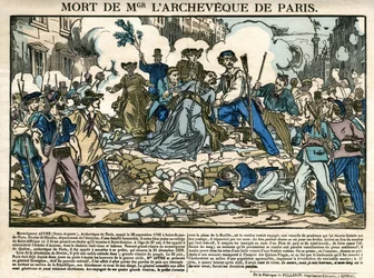 Morte de Denis Auguste Affre, arcebispo de Paris