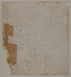 Desenho de projeto, final do século XVIII