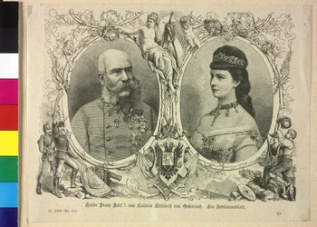 Imperador da Áustria e Elisabeth Franz Joseph I
