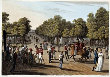 Acampamento Inglês no Bois de Boulogne