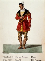 François Joseph Talma em Otello por Jean-Francois Ducis