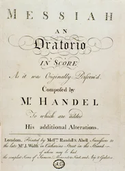 Frontispício da partitura 