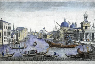 Vista geral de Veneza - gravura