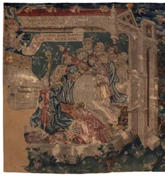 História de São Piat e São Eleutério, Cena 1: o São Piat é enviado a Tournai para pregar a fé