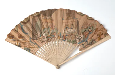 Leque da coroação do rei Jorge III