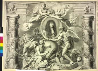 Rei de França Luís XIV (gravura)