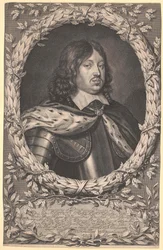Rei da Suécia Carlos X. Gustav (impressão)