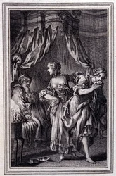 La Chageure des trois commerces- in "Tales et nouvelles en vers" de Jean La Fontaine. 1762.