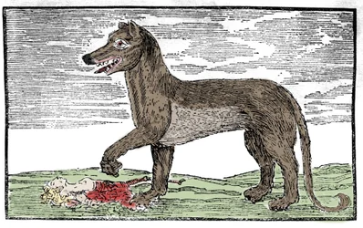 La bete du Gevaudan Engraving de "Saint James