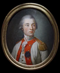 Tenente do Regimento de Infantaria de Artois, c.1780 (óleo sobre tela)