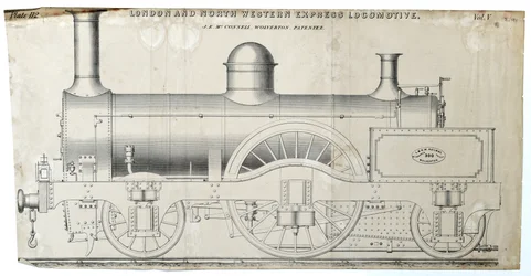 London and North Western Express Locomotiva placa 112