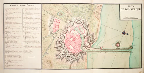 Mapa de Dunquerque