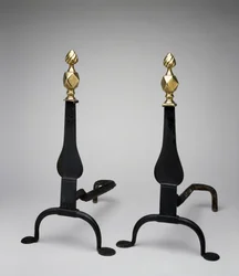 Par de Andirons
