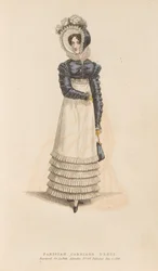 Vestido de Carruagem Parisiense