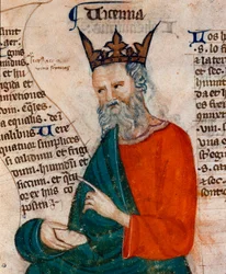 Retrato de Abu Ali al-Husain ibn Abdallah ibn Sina (Avicena). Avicena (980-1037), médico e filósofo iraniano. Miniatura do século XIV. Florença, Biblioteca Nazionale