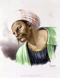 Retrato de Averroes (1126 - 1198).